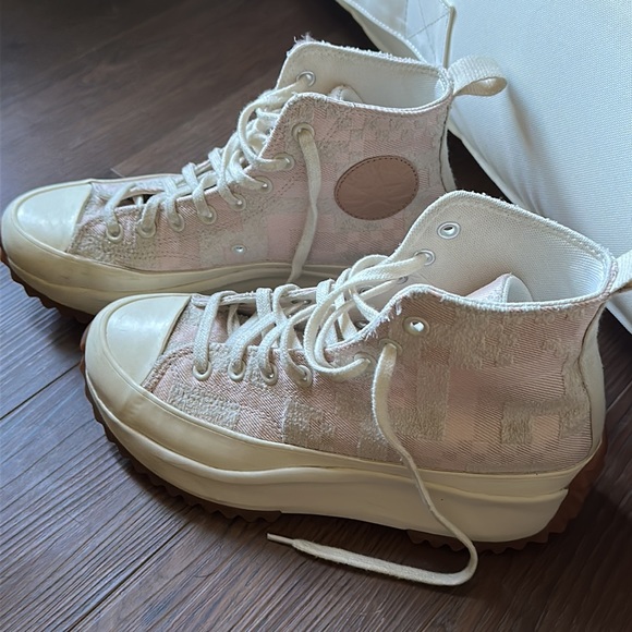 Converse Chuck Taylor Jacquard Platform Hightop Sneakers 9 - Picture 3 of 15